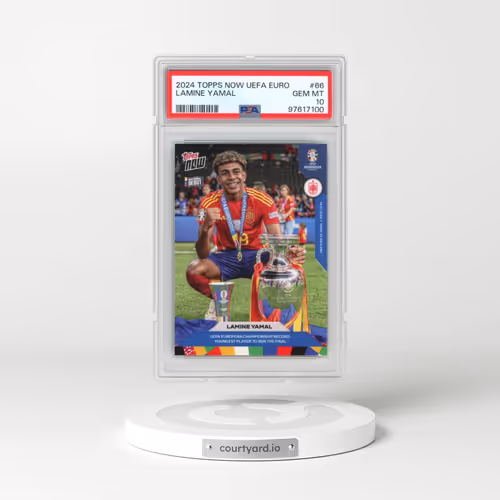 2024 Topps Now UEFA Euro #66 Lamine Yamal (PSA 10 GEM MINT)