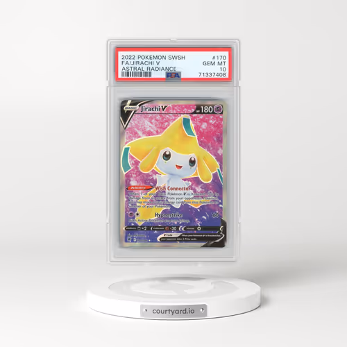 2022 Pokémon Sword & Shield Astral Radiance #170 Jirachi V - Holo Full Art (PSA 10 GEM MINT)