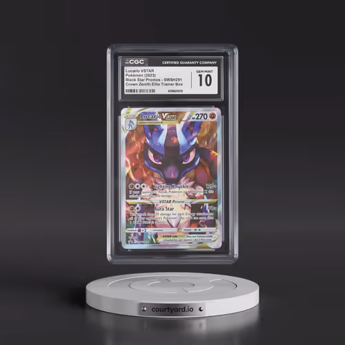 2017 Black Star Promos - Sword & Shield #SWSH291 Lucario VSTAR - Crown Zenith Elite Trainer Box (Hol