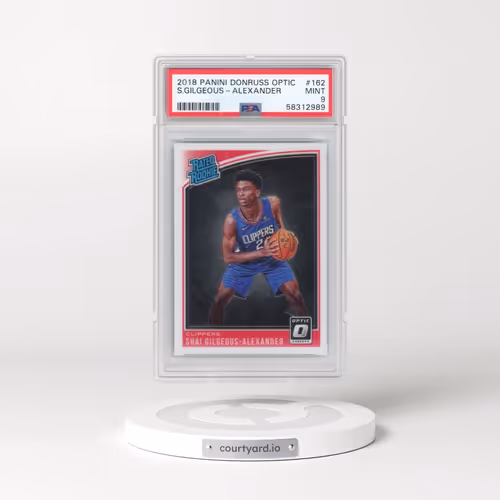 2018 Panini Donruss Optic #162 Shai Gilgeous-Alexander (PSA 9 MINT)