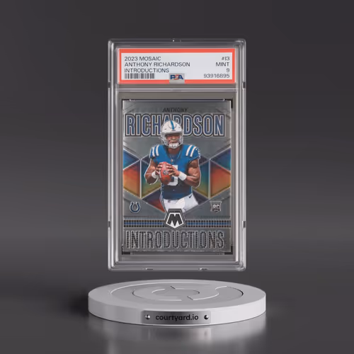 2023 Panini Mosaic Introductions #I3 Anthony Richardson (PSA 9 MINT)