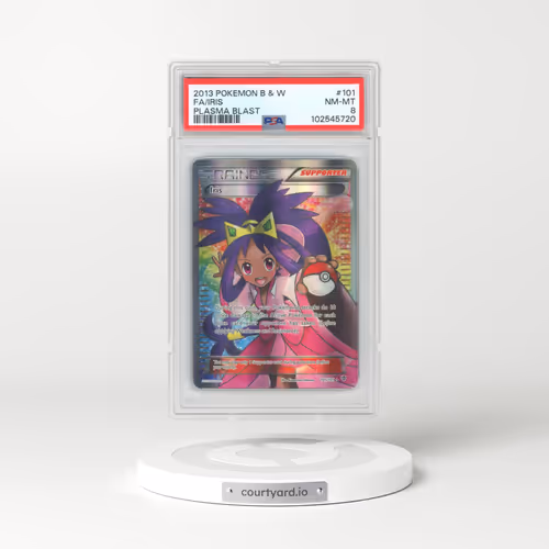 2013 Pokémon Black & White Plasma Blast #101 Iris - Full Art (PSA 8 NM-MT)