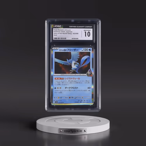 2025 Glory of the Rocket Gang - sv10 #022/098 Team Rocket's Articuno - Holo (CGC 10 GEM MINT)