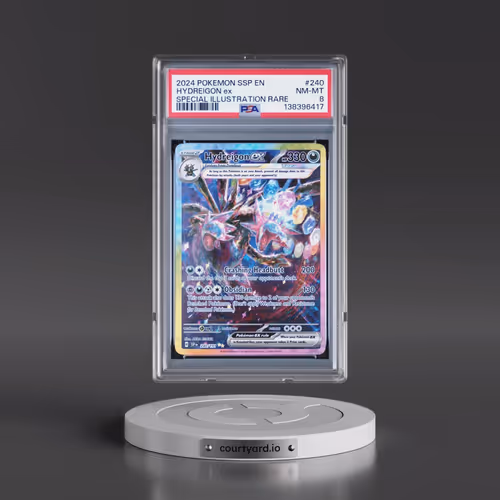 2024 Pokémon Ssp EN-Surging Sparks #240 Hydreigon EX - Holo Special Illustration Rare (PSA 8 NM-MT)