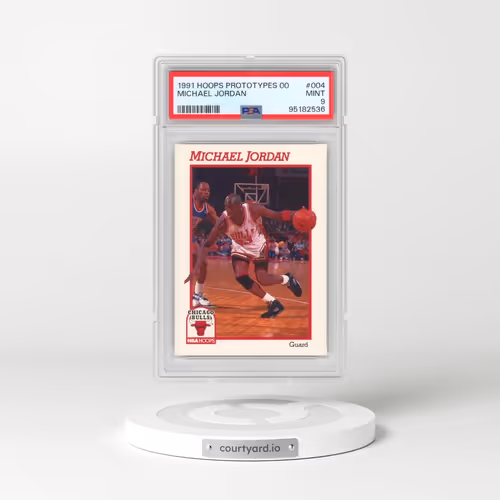 1991 Hoops Prototypes 00 #004 Michael Jordan (PSA 9 MINT)