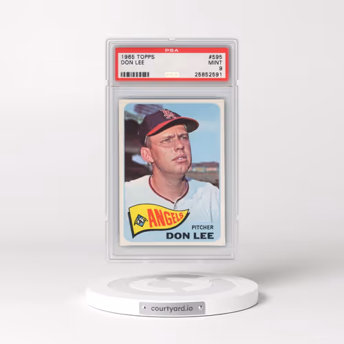 1965 Topps #595 Don Lee (PSA 9 MINT)