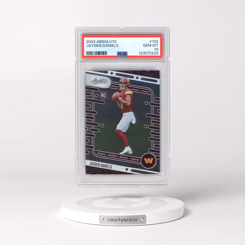 2024 Panini Absolute #102 Jayden Daniels (PSA 10 GEM MINT)