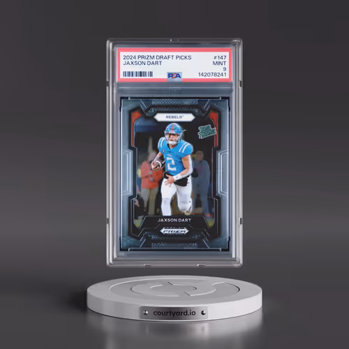 2024 Panini Prizm Draft Picks #147 Jaxson Dart (PSA 9 MINT)