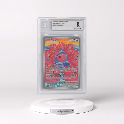 2023 Paldea Evolved - PAL EN #227 Flamigo - Illustration Rare Holo (BGS 8 NM-MT)