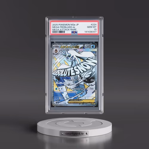 2025 Pokémon M2a-Mega Dream EX #224 Mega Froslass EX - Holo Mega Attack Rare (PSA 10 GEM MINT)