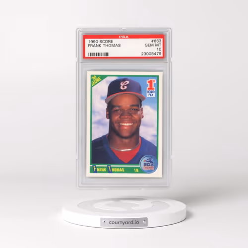 1990 Score #663 Frank Thomas (PSA 10 GEM MINT)