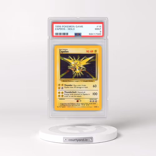 1999 Pokémon Game #16 Zapdos - Holo (PSA 9 MINT)