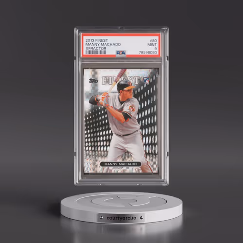 2013 Finest #80 Manny Machado - Xfractor (PSA 9 MINT)