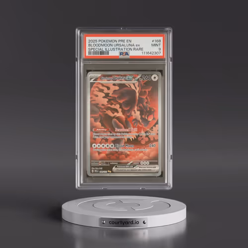 2025 Pokémon Pre EN-Prismatic Evolutions #168 Bloodmoon Ursaluna EX - Holo Special Illustration Rare