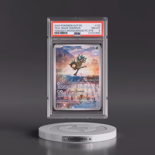 2024 Pokémon Svp EN-SV Black Star Promo #123 Teal Mask Ogerpon - Twilight Masquerade Pokemon Center
