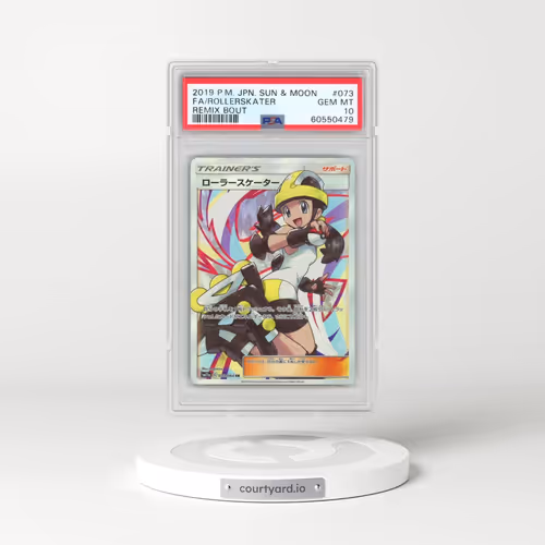 2019 Pokémon Sun & Moon Remix Bout #073 Rollerskater - Full Art (PSA 10 GEM MINT)