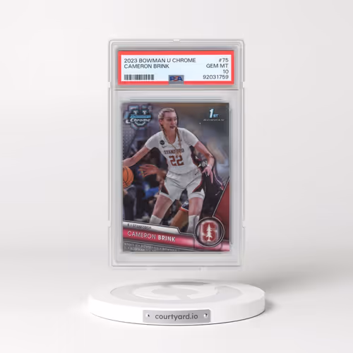 2023 Bowman University Chrome #75 Cameron Brink (PSA 10 GEM MINT)