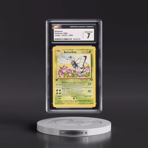 1999 Jungle #33/64 Butterfree - 1st Edition 1st Edition (CGC 7 NM)