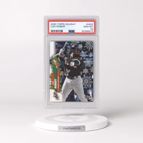 2020 Topps Holiday #HW2 Luis Robert (PSA 10 GEM MINT)
