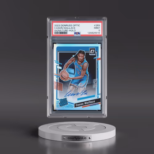2023 Panini Donruss Optic #269 Cason Wallace - Signature-Holo (PSA 9 MINT)