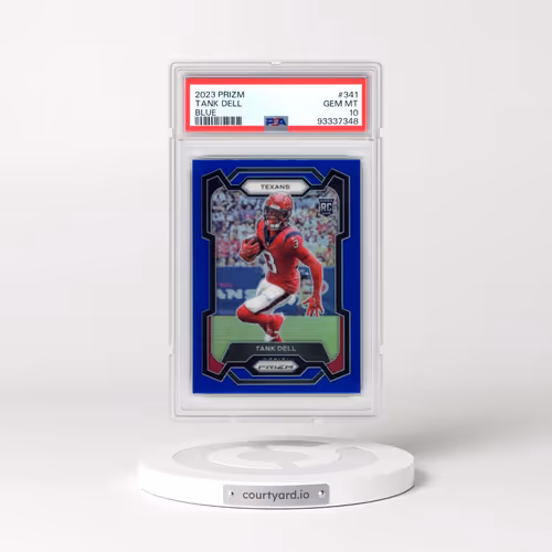 2023 Panini Prizm #341 Tank Dell - Blue Prizm (PSA 10 GEM MINT)