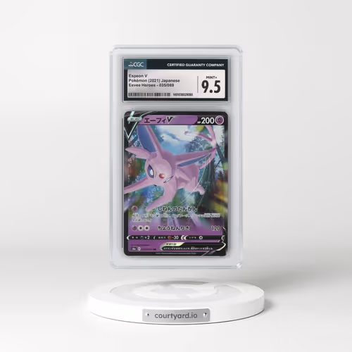 2021 Eevee Heroes #035/069 Espeon V - Holo (CGC 9.5 MINT+)
