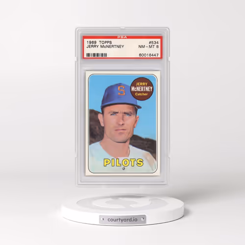 1969 Topps #534 Jerry McNertney (PSA 8 NM-MT)