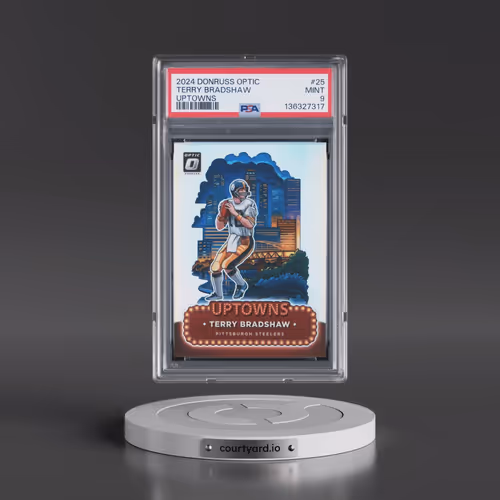 2024 Panini Donruss Optic Uptowns #25 Terry Bradshaw (PSA 9 MINT)