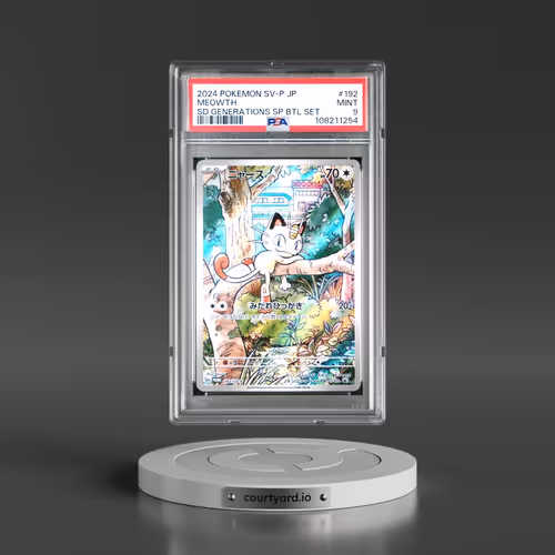 2024 Pokémon SV-P Promo #192 Meowth - Start Deck Generations Special Battle Set (PSA 9 MINT)