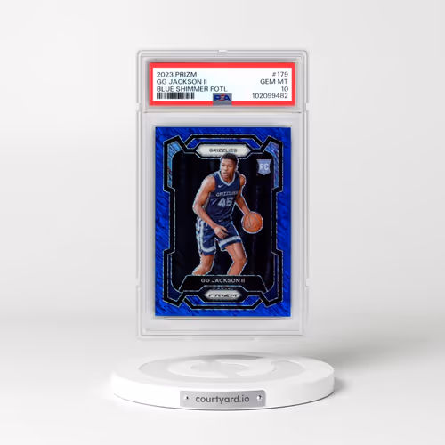 2023 Panini Prizm #179 GG Jackson II - Blue Shimmer Fotl (PSA 10 GEM MINT)
