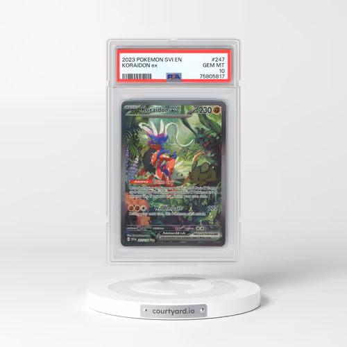 2023 Pokémon Svi EN-Scarlet & Violet #247 Koraidon EX - Holo Special Illustration Rare (PSA 10 GEM MINT)