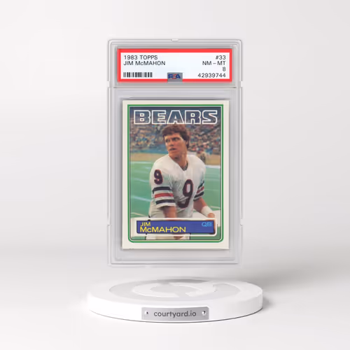 1983 Topps #33 Jim McMahon (PSA 8 NM-MT)