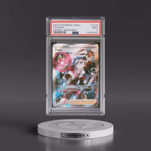 2022 Pokémon Sword & Shield Astral Radiance #TG28 Piers - Full Art (PSA 9 MINT)