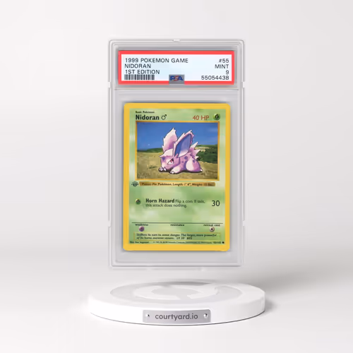 1999 Pokémon Game #55 Nidoran - 1st Edition (PSA 9 MINT)