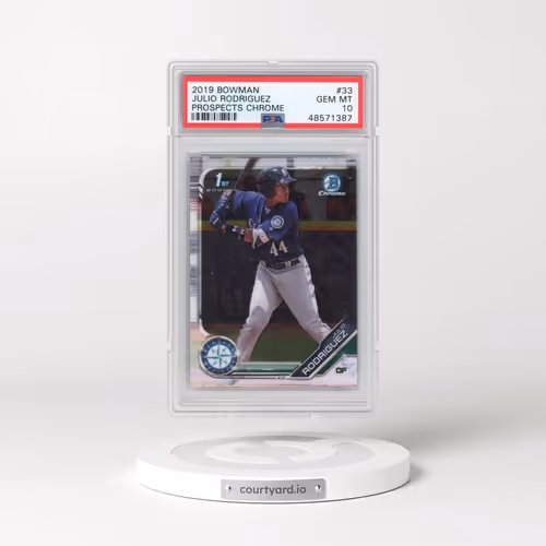 2019 Bowman Prospects Chrome #33 Julio Rodriguez (PSA 10 GEM MINT)