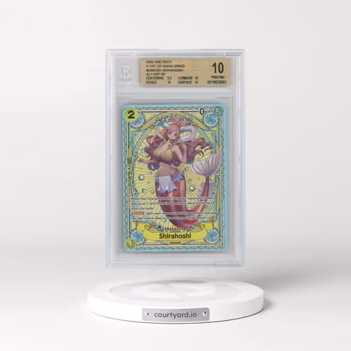 2025 One Piece Card Game A Fist of Divine Speed #EB01057 Shirahoshi ALT ART SP (BGS 10 PRISTINE)