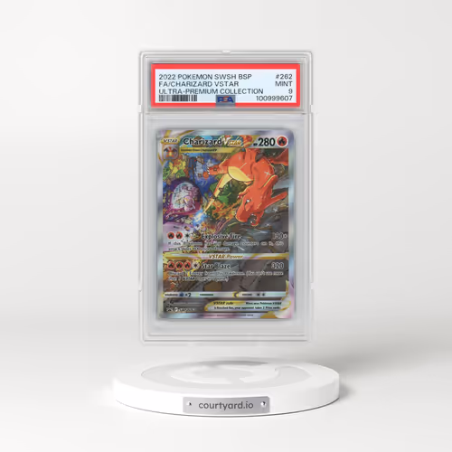 2022 Pokémon Swsh Black Star Promo #262 Charizard Vstar - Full Art Sword & Shield Ultra-Premium Collection-Charizard (PSA 9 MINT)