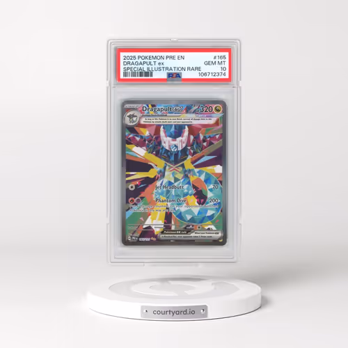 2025 Pokémon Pre EN-Prismatic Evolutions #165 Dragapult EX - Holo Special Illustration Rare (PSA 10