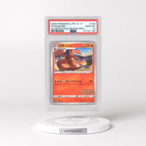 2020 Pokémon S Promo #143 Charizard - Illustration Grand Prix (PSA 10 GEM MINT)