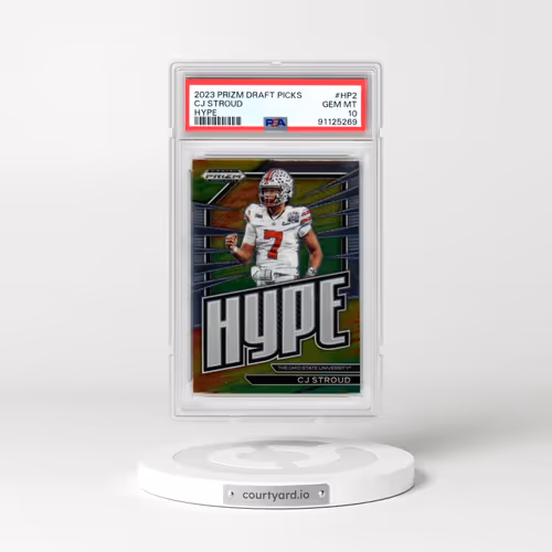 2023 Panini Prizm Draft Picks Hype #HP2 CJ Stroud (PSA 10 GEM MINT)
