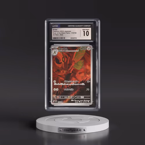 2023 Ruler of the Black Flame #116/108 Scizor - Art Rare Holo (CGC 10 GEM MINT)