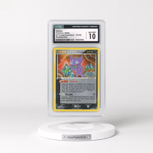 2006 EX Crystal Guardians #10 Sableye - Holo (CGC 10 GEM MINT)