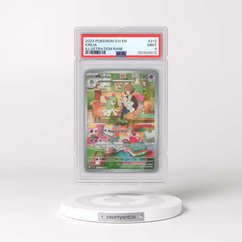 2023 Pokémon Svi EN-Scarlet & Violet #212 Kirlia - Illustration Rare (PSA 9 MINT)