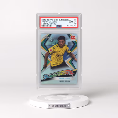 2019 Topps Chrome Bundesliga Future Stars #6 Jadon Sancho
