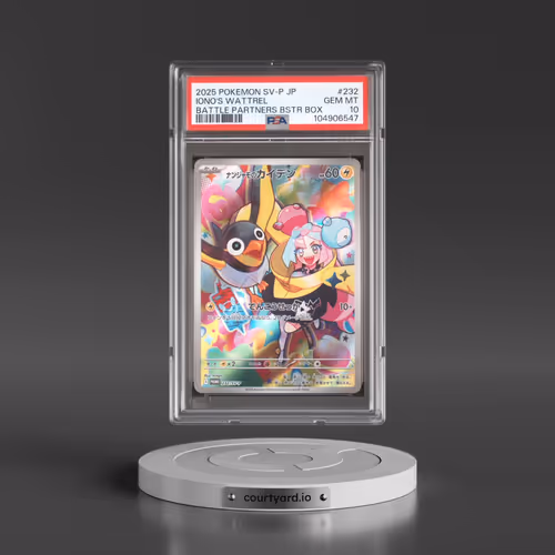2025 Pokémon SV-P Promo #232 Iono's Wattrel - Battle Partners Booster Box (PSA 10 GEM MINT)