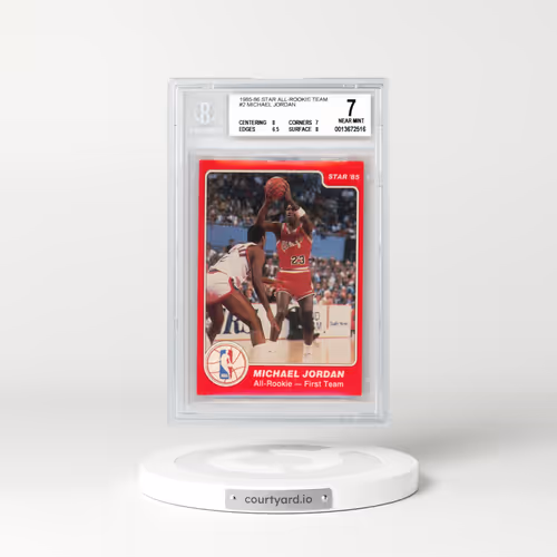 1985-86 Star All-Rookies #2 Michael Jordan (BGS 7 NM)