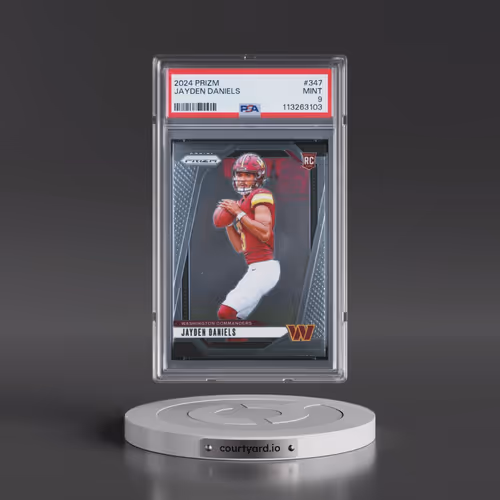 2024 Panini Prizm #347 Jayden Daniels (PSA 9 MINT)