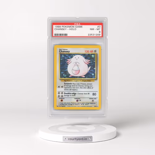 1999 Pokémon Game #3 Chansey - Holo (PSA 8 NM-MT)