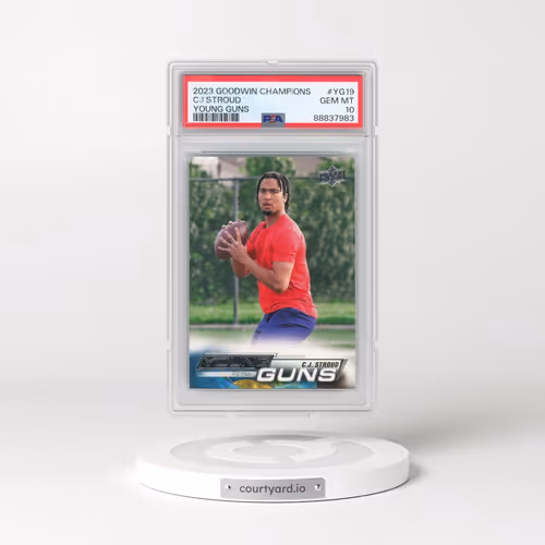2023 Upper Deck Goodwin Champions Upper Deck Young Guns #YG19 CJ Stroud (PSA 10 GEM MINT)