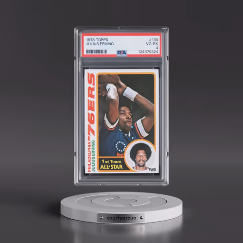 1978 Topps #130 Julius Erving (PSA 4 VG-EX)